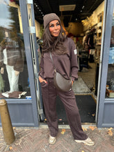 Life isn't perfect set lange mouw "Glamour" Donkerbruin